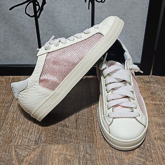 P448 Italy Fashion Sneakers Shoes Low Size 37 New - Picture 7 of 15